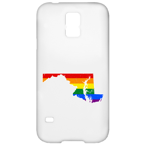 Maryland Rainbow Flag LGBT Community Pride LGBT Shirts  Samsung Galaxy S5 Case