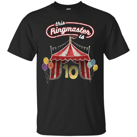 Kids Ringmaster Costume Circus Ringmaster Shirt 10th Birthday Kids