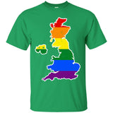 United Kingdom Rainbow Flag LGBT Community Pride LGBT Shirts