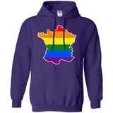 France Rainbow Flag LGBT Community Pride LGBT Shirts