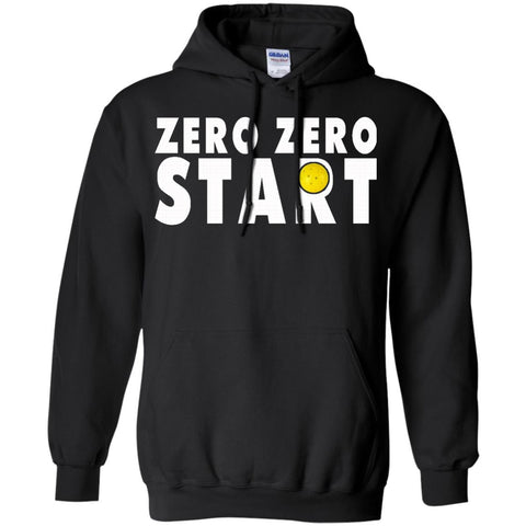 Zero Zero Start Pickleball Shirt Pickleball Gift  G185 Gildan Pullover Hoodie 8 oz.