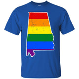 Alabama Rainbow Flag LGBT Community Pride LGBT Shirts