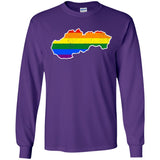 Slovakia Rainbow Flag LGBT Community Pride LGBT Shirts