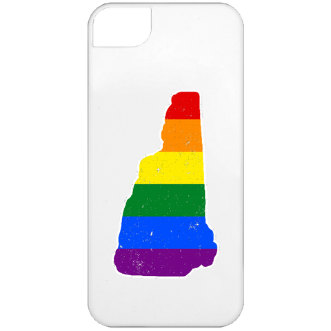 New Hampshire Rainbow Flag LGBT Community Pride LGBT Shirt  iPhone 5 Case