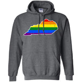 Kentucky Rainbow Flag LGBT Community Pride LGBT Shirts  G185 Gildan Pullover Hoodie 8 oz.