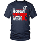 Awesome Michigan Firefighter Dad - Shoppzee
