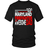 Awesome Maryland Firefighter Dad - Shoppzee