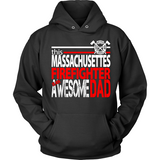 Awesome Massachusettes Firefighter Dad - Shoppzee