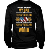 Dad Highway Patrolman (backside design) - Shoppzee