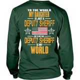 My Deputy Sheriff Daughter (backside design)