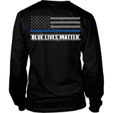 Blue Lives Matter (back) - Shoppzee