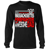 Awesome Massachusettes Firefighter Dad - Shoppzee