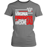 Awesome Virginia Firefighter Dad - Shoppzee