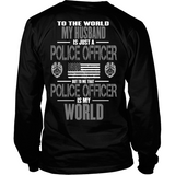 Husband Police Officer (backside design only)