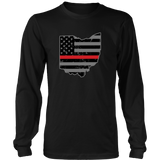 Ohio Firefighter Thin Red Line