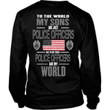 Police Officer Sons (Plural and backside design only)
