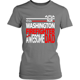 Awesome Washington Firefighter Dad - Shoppzee