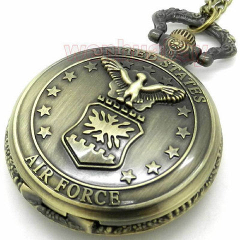 Air Force Retro Pocket Watch-Free Shipping - Shoppzee