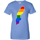 Sweden Rainbow Flag LGBT Community Pride LGBT Shirts