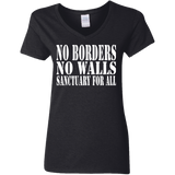 No Borders No Walls Sanctuary For All Sanctuary Cities Human Rights Shirt