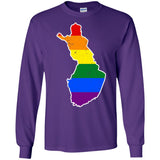 Finland Rainbow Flag LGBT Community Pride LGBT Shirts