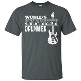 Drummer Gift Worlds Okayest Drummer T Shirt