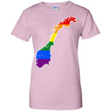 Norway Rainbow Flag LGBT Community Pride LGBT Shirts