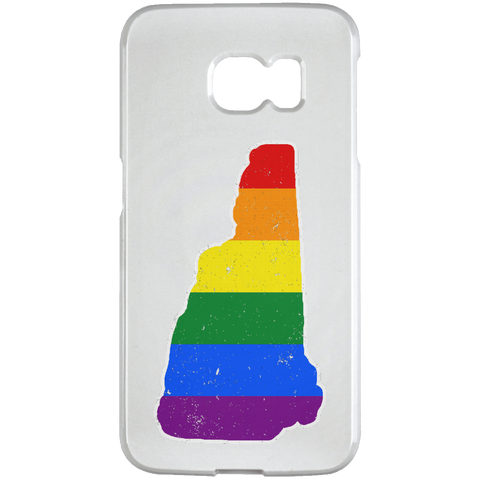 New Hampshire Rainbow Flag LGBT Community Pride LGBT Shirt  Samsung Galaxy S6 Edge Case