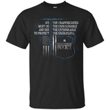 Wisconsin Police Support Law Enforcement Gear Police Tshirt