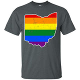 Ohio Rainbow Flag LGBT Community Pride LGBT Shirts