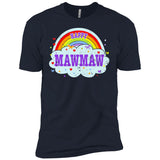 Happiest-Being-The Best Mawmaw T Shirt  Next Level Premium Short Sleeve Tee