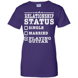 Relationship Status Playing Guitar Shirt Guitarist Gift