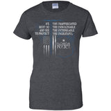 Florida Police Support Law Enforcement The Unappreciated  G200L Gildan Ladies' 100% Cotton T-Shirt