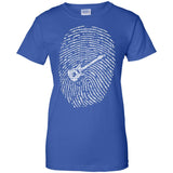Guitar Shirt DNA  G200L Gildan Ladies' 100% Cotton T-Shirt