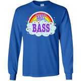 Happy-Playing-Bass-Funny-Bass-Player-Gift Bassist Gift  G240 Gildan LS Ultra Cotton T-Shirt