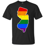 New Jersey Rainbow Flag LGBT Community Pride LGBT Shirts