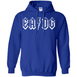 Bass Player T shirt E A D G Strings of the Bass  G185 Gildan Pullover Hoodie 8 oz.