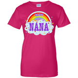 Happiest-Being-The Best Nana-T-Shirt  Ladies Custom 100% Cotton T-Shirt