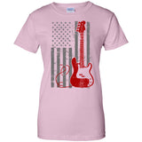 Bass Player Gift American Pride Bass American Flag