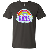 Happiest-Being-The Best Nana-T-Shirt  Men's Printed V-Neck T