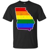Georgia Rainbow Flag LGBT Community Pride LGBT Shirts
