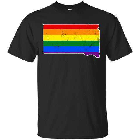 South Dakota Rainbow Flag LGBT Community Pride LGBT Shirts