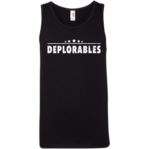 Deplorables 100% Ringspun Cotton Tank Top - Shoppzee