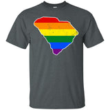 South Carolina Rainbow Flag LGBT Community Pride LGBT Shirts