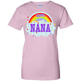 Happiest-Being-The Best Nana-T-Shirt  Ladies Custom 100% Cotton T-Shirt