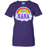 Happiest-Being-The Best Nana-T-Shirt  Ladies Custom 100% Cotton T-Shirt