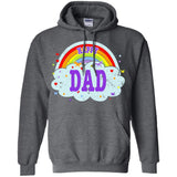 Happiest-Being-The Best Dad-T-Shirt Funny Dad T Shirt  Pullover Hoodie 8 oz