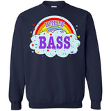 Happy-Playing-Bass-Player-T-Gift Bassist T Gift  G180 Gildan Crewneck Pullover Sweatshirt  8 oz.