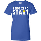 Zero Zero Start Pickleball Shirt Pickleball Gift  G200L Gildan Ladies' 100% Cotton T-Shirt