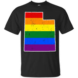 Utah Rainbow Flag LGBT Community Pride LGBT Shirts
